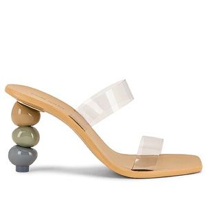 CULT GAIA META PEWTER HEEL - Size 41 / 10